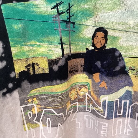 Philcus Boyz N The Hood Unisex Crew Neck Short Sleeve Tee Ice T Men's Med - Picture 2 of 9